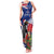 New Zealand Christmas In July Family Matching Tank Maxi Dress and Hawaiian Shirt Fiordland Penguin With Pohutukawa Flower