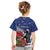 New Zealand Christmas In July Kid T Shirt Fiordland Penguin With Pohutukawa Flower