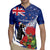 New Zealand Christmas In July Rugby Jersey Fiordland Penguin With Pohutukawa Flower