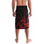 New Zealand Tui Bird Lavalava Aotearoa Maori Pattern - Red