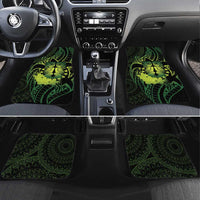 Kia Orana Kuki Airani Car Mats Cook Islands Tangaroa God Tatau Green