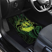 Kia Orana Kuki Airani Car Mats Cook Islands Tangaroa God Tatau Green