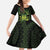 Kia Orana Kuki Airani Family Matching Tank Maxi Dress and Hawaiian Shirt Cook Islands Tangaroa God Tatau Green