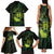 Kia Orana Kuki Airani Family Matching Tank Maxi Dress and Hawaiian Shirt Cook Islands Tangaroa God Tatau Green