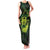 Kia Orana Kuki Airani Family Matching Tank Maxi Dress and Hawaiian Shirt Cook Islands Tangaroa God Tatau Green