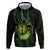 Kia Orana Kuki Airani Hoodie Cook Islands Tangaroa God Tatau Green