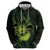 Kia Orana Kuki Airani Hoodie Cook Islands Tangaroa God Tatau Green