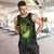 Kia Orana Kuki Airani Men Tank Top Cook Islands Tangaroa God Tatau Green