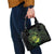 Kia Orana Kuki Airani Shoulder Handbag Cook Islands Tangaroa God Tatau Green