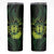 Kia Orana Kuki Airani Skinny Tumbler Cook Islands Tangaroa God Tatau Green