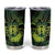 Kia Orana Kuki Airani Tumbler Cup Cook Islands Tangaroa God Tatau Green