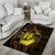 Kia Orana Kuki Airani Area Rug Cook Islands Tangaroa God Tatau Gold