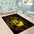 Kia Orana Kuki Airani Area Rug Cook Islands Tangaroa God Tatau Gold