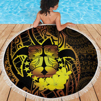 Kia Orana Kuki Airani Beach Blanket Cook Islands Tangaroa God Tatau Gold