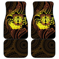 Kia Orana Kuki Airani Car Mats Cook Islands Tangaroa God Tatau Gold