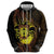 Kia Orana Kuki Airani Hoodie Cook Islands Tangaroa God Tatau Gold