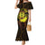 Kia Orana Kuki Airani Mermaid Dress Cook Islands Tangaroa God Tatau Gold