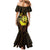 Kia Orana Kuki Airani Mermaid Dress Cook Islands Tangaroa God Tatau Gold