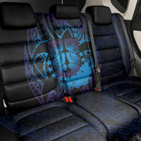 Kia Orana Kuki Airani Back Car Seat Cover Cook Islands Tangaroa God Tatau Purple