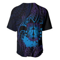 Kia Orana Kuki Airani Baseball Jersey Cook Islands Tangaroa God Tatau Purple