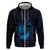 Kia Orana Kuki Airani Hoodie Cook Islands Tangaroa God Tatau Purple