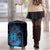 Kia Orana Kuki Airani Luggage Cover Cook Islands Tangaroa God Tatau Purple
