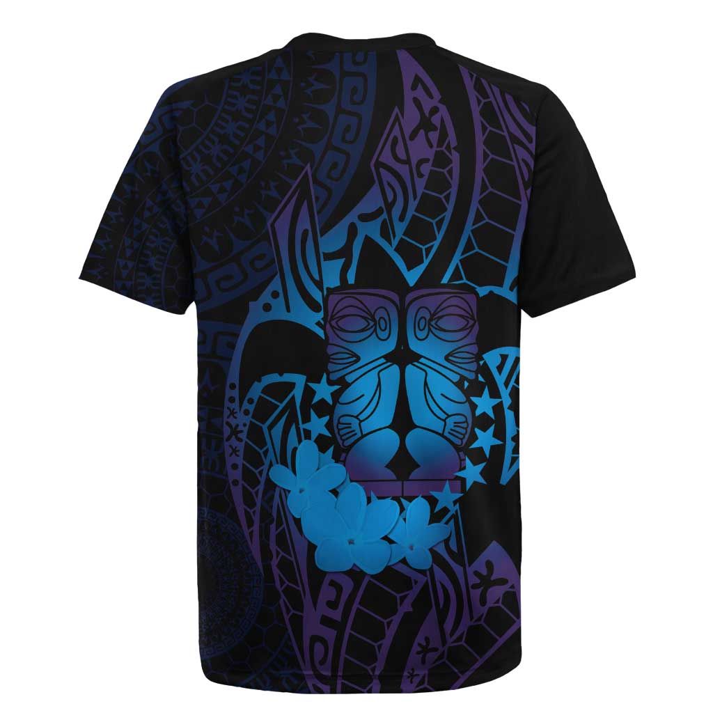 Kia Orana Kuki Airani Rugby Jersey Cook Islands Tangaroa God Tatau Purple