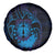 Kia Orana Kuki Airani Spare Tire Cover Cook Islands Tangaroa God Tatau Purple