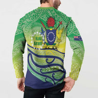 Te Maeva Nui Cook Islands Button Sweatshirt 60th Independence Anniversary Proud
