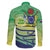 Te Maeva Nui Cook Islands Family Matching Off The Shoulder Long Sleeve Dress and Hawaiian Shirt 60th Independence Anniversary Proud