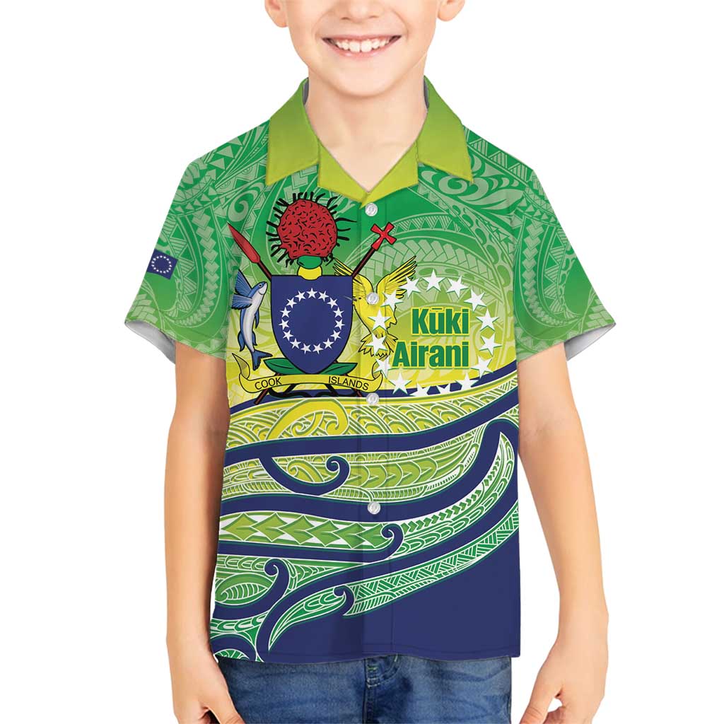 Te Maeva Nui Cook Islands Family Matching Off Shoulder Short Dress and Hawaiian Shirt 60th Independence Anniversary Proud