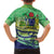 Te Maeva Nui Cook Islands Family Matching Short Sleeve Bodycon Dress and Hawaiian Shirt 60th Independence Anniversary Proud