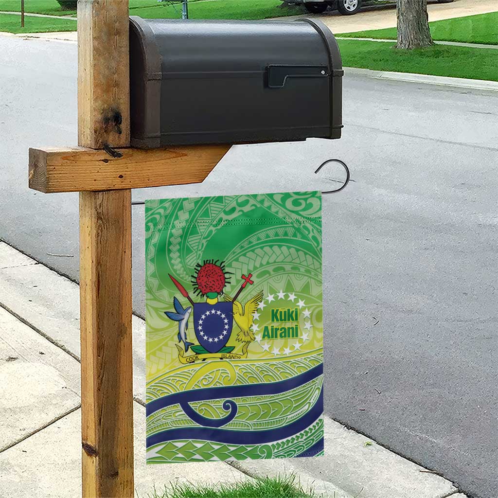 Te Maeva Nui Cook Islands Garden Flag 60th Independence Anniversary Proud