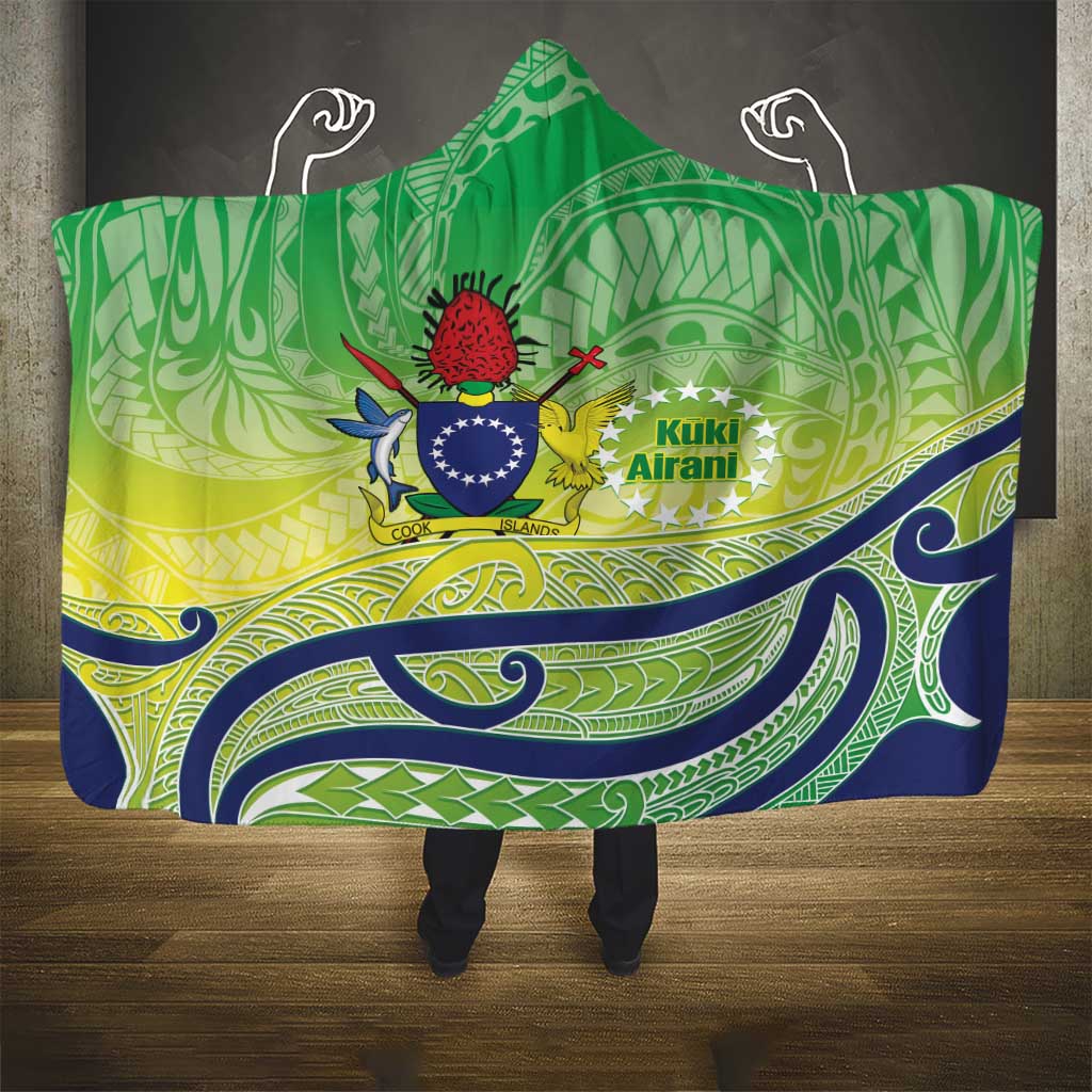 Te Maeva Nui Cook Islands Hooded Blanket 60th Independence Anniversary Proud
