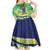 Te Maeva Nui Cook Islands Kid Short Sleeve Dress 60th Independence Anniversary Proud