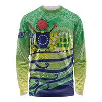 Te Maeva Nui Cook Islands Long Sleeve Shirt 60th Independence Anniversary Proud