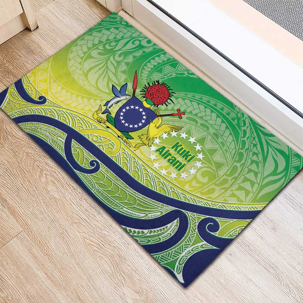 Te Maeva Nui Cook Islands Rubber Doormat 60th Independence Anniversary Proud