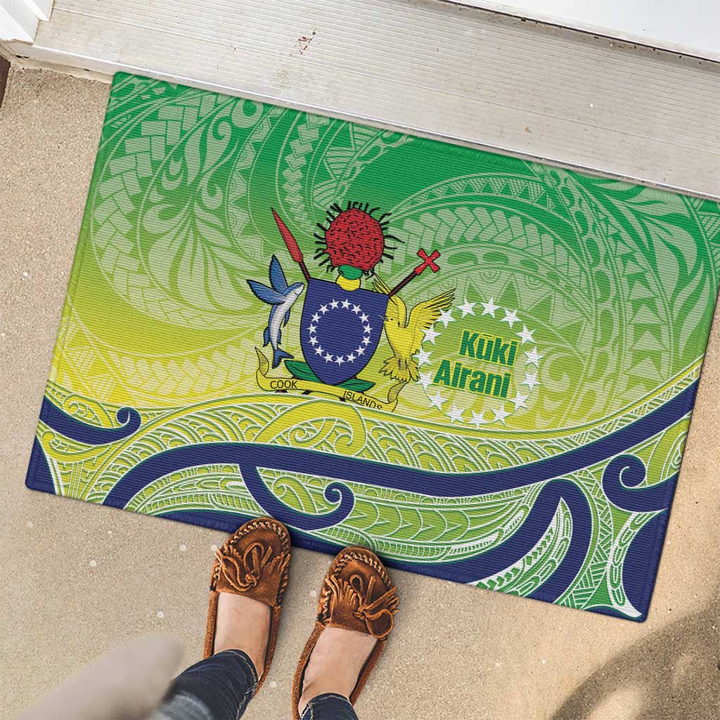 Te Maeva Nui Cook Islands Rubber Doormat 60th Independence Anniversary Proud
