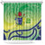 Te Maeva Nui Cook Islands Shower Curtain 60th Independence Anniversary Proud
