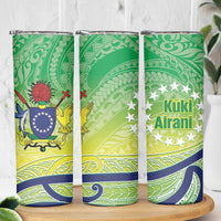 Te Maeva Nui Cook Islands Skinny Tumbler 60th Independence Anniversary Proud