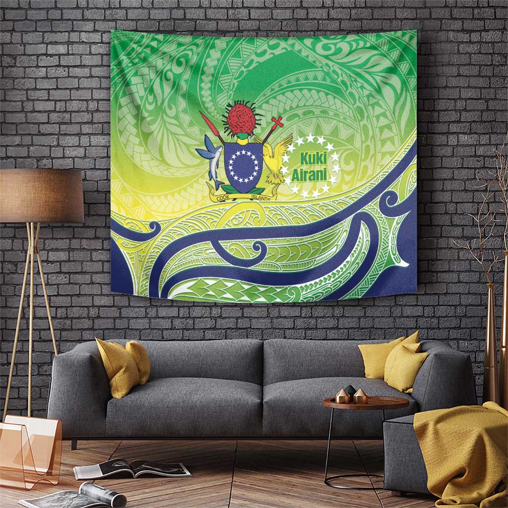 Te Maeva Nui Cook Islands Tapestry 60th Independence Anniversary Proud