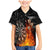 Personalised Aotearoa Darts Family Matching Mermaid Dress and Hawaiian Shirt Maori Koru Flaming Dartboard