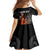 Personalised Aotearoa Darts Family Matching Tank Maxi Dress and Hawaiian Shirt Maori Koru Flaming Dartboard