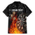Personalised Aotearoa Darts Family Matching Tank Maxi Dress and Hawaiian Shirt Maori Koru Flaming Dartboard