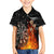 Personalised Aotearoa Darts Family Matching Tank Maxi Dress and Hawaiian Shirt Maori Koru Flaming Dartboard
