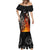 Personalised Aotearoa Darts Mermaid Dress Maori Koru Flaming Dartboard