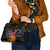 Personalised Aotearoa Darts Shoulder Handbag Maori Koru Flaming Dartboard