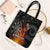 Personalised Aotearoa Darts Tote Bag Maori Koru Flaming Dartboard - Polynesian Pride