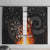Personalised Aotearoa Darts Window Curtain Maori Koru Flaming Dartboard