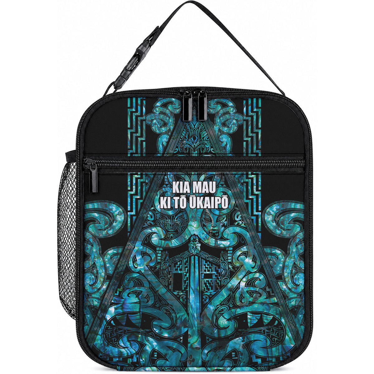 Maori Language Week Lunch Bag Kia Mau Ki To Ukaipo Paua Shell Color